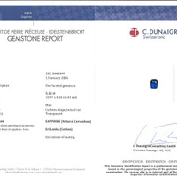 5.32 Ct. Blue Sapphire from Ceylon (Sri Lanka) Pdf