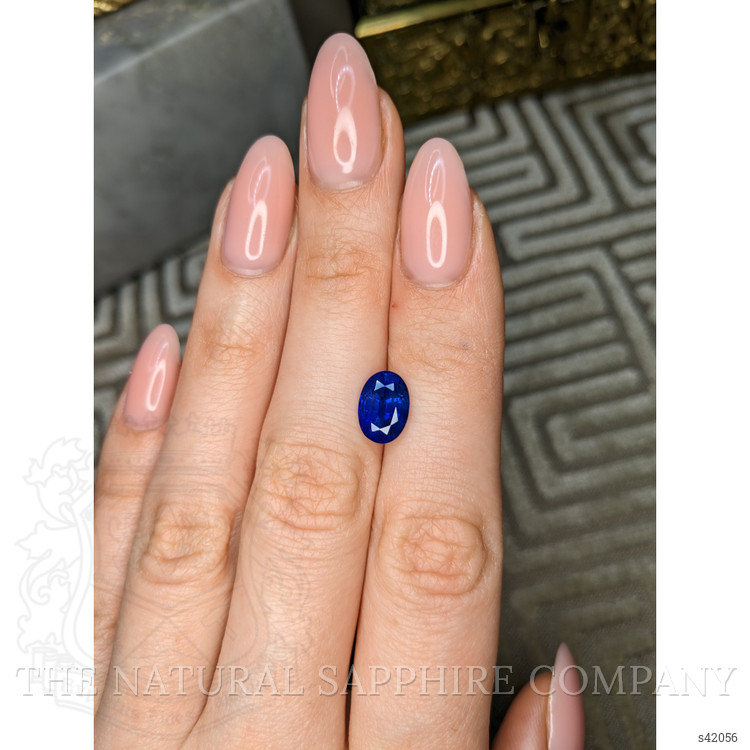 3.48 Ct. Blue Sapphire from Ceylon (Sri Lanka)
