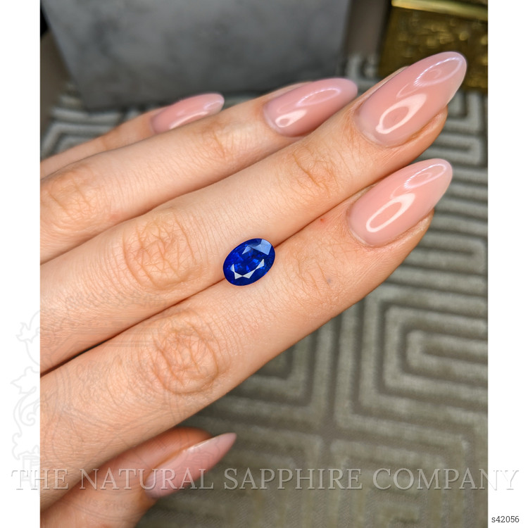 3.48 Ct. Blue Sapphire from Ceylon (Sri Lanka)