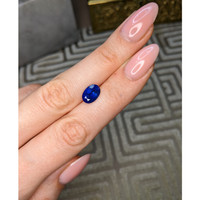 3.48 Ct. Blue Sapphire from Ceylon (Sri Lanka) Life Style