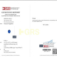 6.66 Ct. Blue Sapphire from Ceylon (Sri Lanka) Pdf