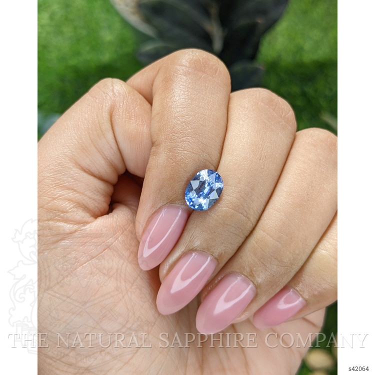 2.05 Ct. Blue Sapphire from Ceylon (Sri Lanka)