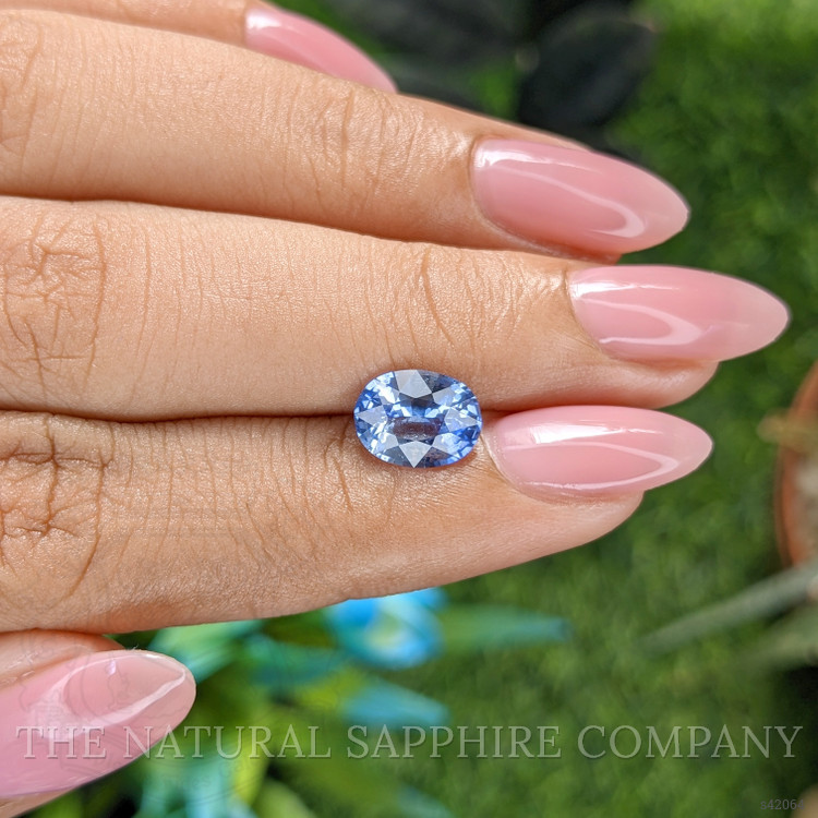 2.05 Ct. Blue Sapphire from Ceylon (Sri Lanka)