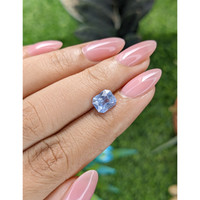 2.06 Ct. Blue Sapphire from Ceylon (Sri Lanka) Life Style