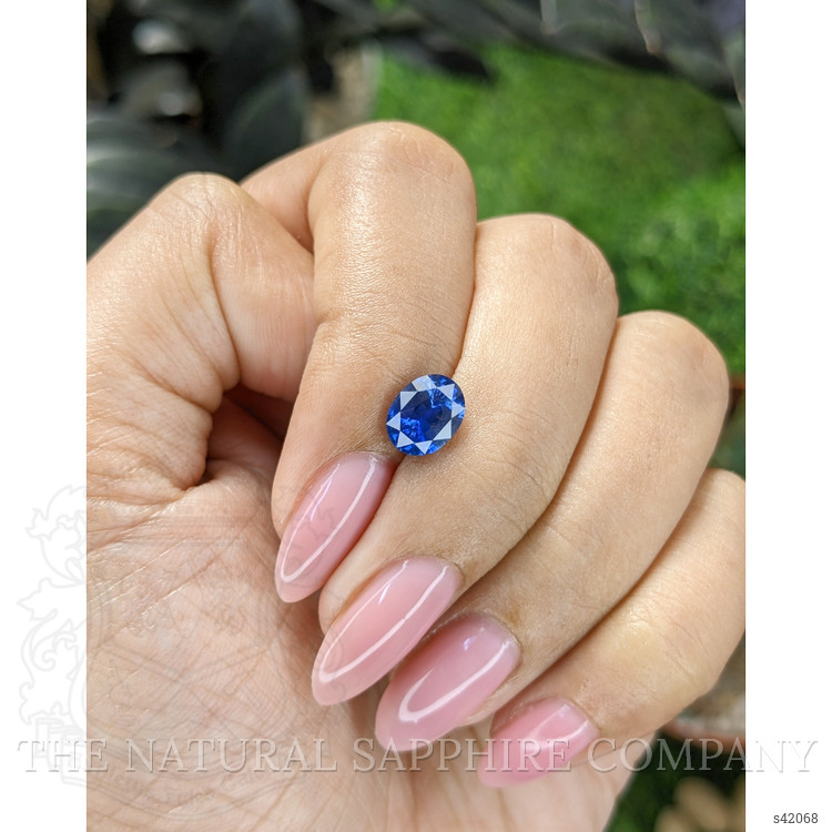 1.61 Ct. Blue Sapphire from Ceylon (Sri Lanka)