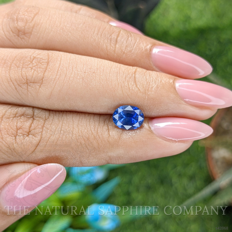 1.61 Ct. Blue Sapphire from Ceylon (Sri Lanka)
