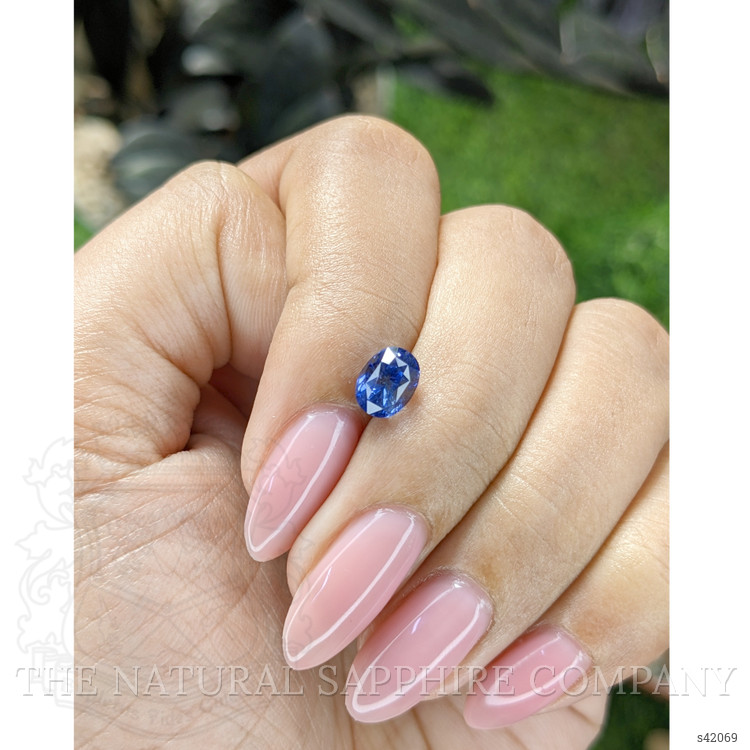 1.52 Ct. Blue Sapphire from Ceylon (Sri Lanka)
