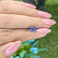 1.52 Ct. Blue Sapphire from Ceylon (Sri Lanka) Life Style