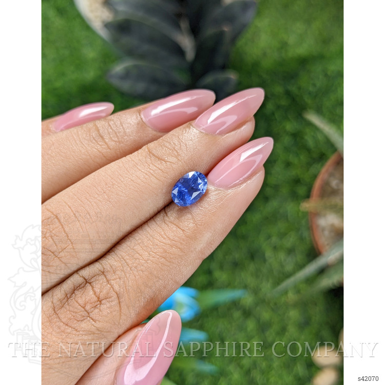 1.77 Ct. Blue Sapphire from Ceylon (Sri Lanka)