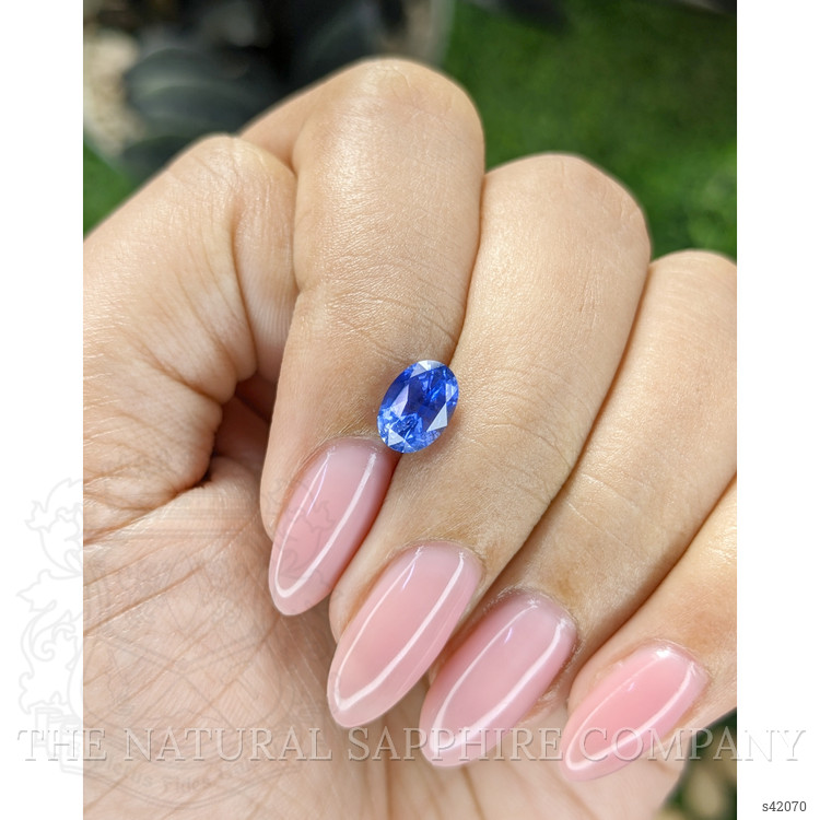 1.77 Ct. Blue Sapphire from Ceylon (Sri Lanka)