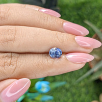 1.62 Ct. Blue Sapphire from Ceylon (Sri Lanka) Life Style