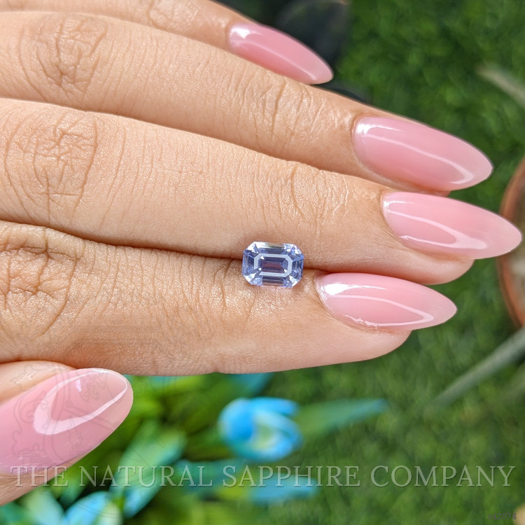 1.52 Ct. Bluish Purple Sapphire from Ceylon (Sri Lanka)