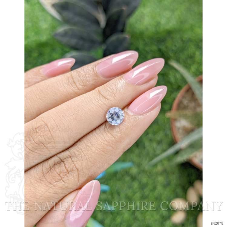 1.16 Ct. White Sapphire from Ceylon (Sri Lanka)