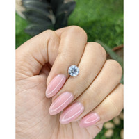 1.16 Ct. White Sapphire from Ceylon (Sri Lanka) Life Style
