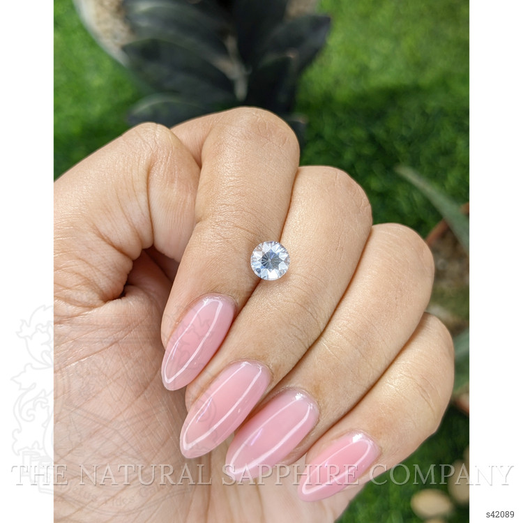 1.13 Ct. White Sapphire from Ceylon (Sri Lanka)