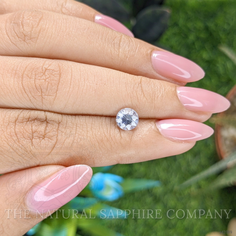 1.13 Ct. White Sapphire from Ceylon (Sri Lanka)