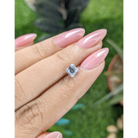 1.06 Ct. White Sapphire from Ceylon (Sri Lanka) Life Style