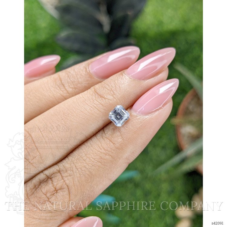 1.06 Ct. White Sapphire from Ceylon (Sri Lanka)