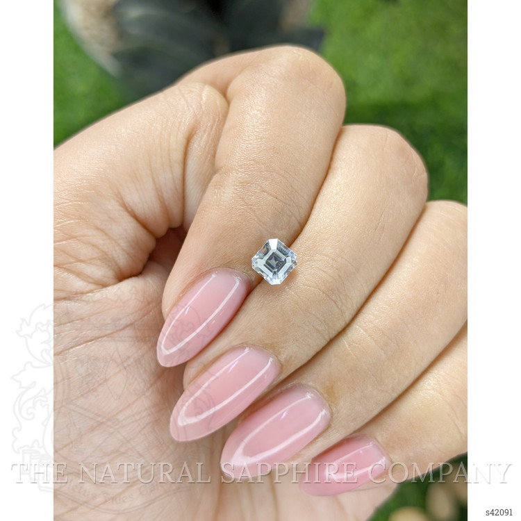 1.06 Ct. White Sapphire from Ceylon (Sri Lanka)