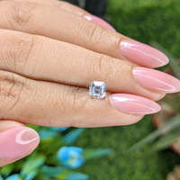 1.06 Ct. White Sapphire from Ceylon (Sri Lanka) Life Style