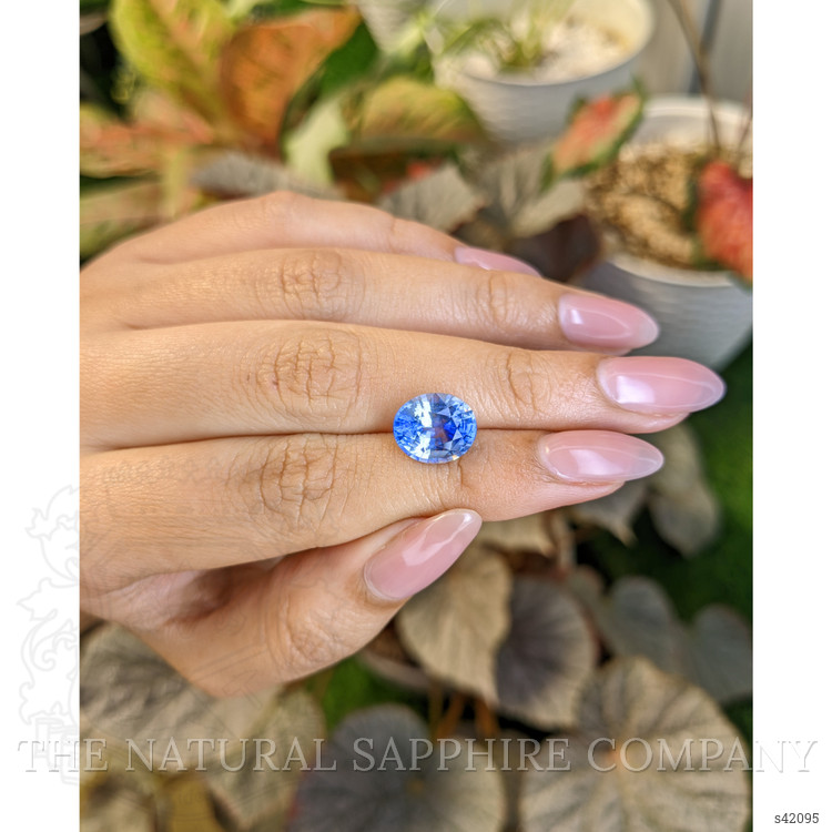 4.93 Ct. Bi Color / Parti Sapphire from Ceylon (Sri Lanka)