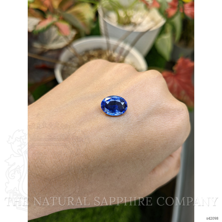5.56 Ct. Blue Sapphire from Ceylon (Sri Lanka)