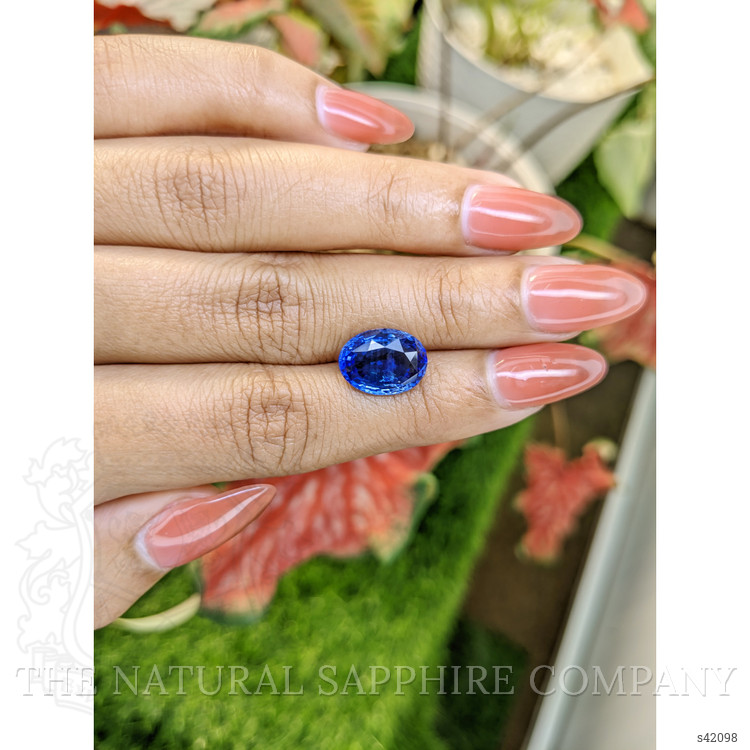 5.56 Ct. Blue Sapphire from Ceylon (Sri Lanka)