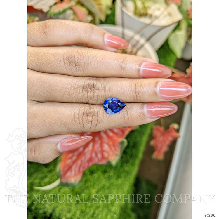 3.62 Ct. Blue Sapphire from Ceylon (Sri Lanka)