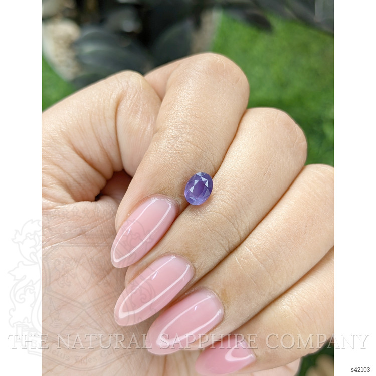 1.06 Ct. Pinkish Purple Sapphire from Ceylon (Sri Lanka)