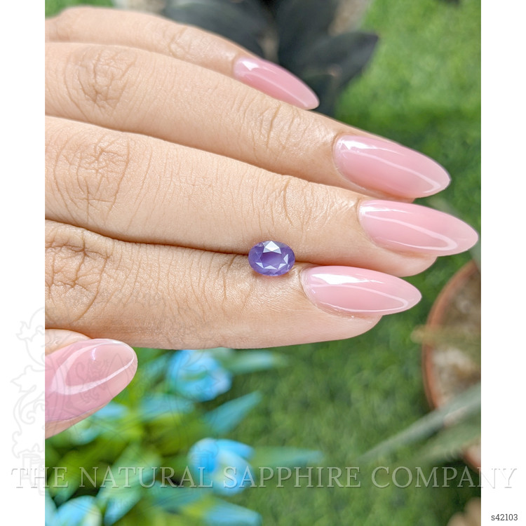 1.06 Ct. Pinkish Purple Sapphire from Ceylon (Sri Lanka)