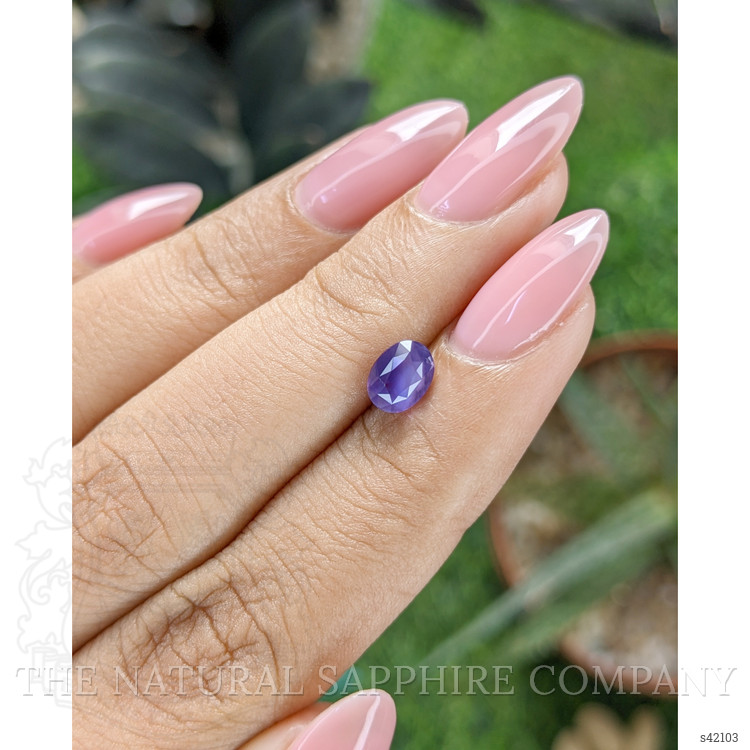 1.06 Ct. Pinkish Purple Sapphire from Ceylon (Sri Lanka)