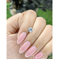 0.72 Ct. White Sapphire from Ceylon (Sri Lanka) Life Style