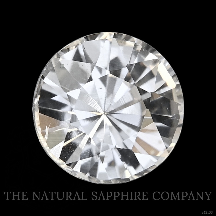 1.10 Ct. White Sapphire from Ceylon (Sri Lanka)
