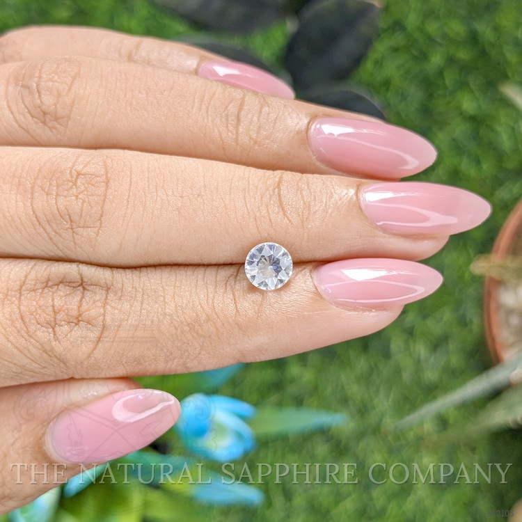 1.10 Ct. White Sapphire from Ceylon (Sri Lanka)