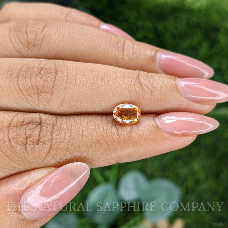 1.47 Ct. Orange Sapphire from Madagascar