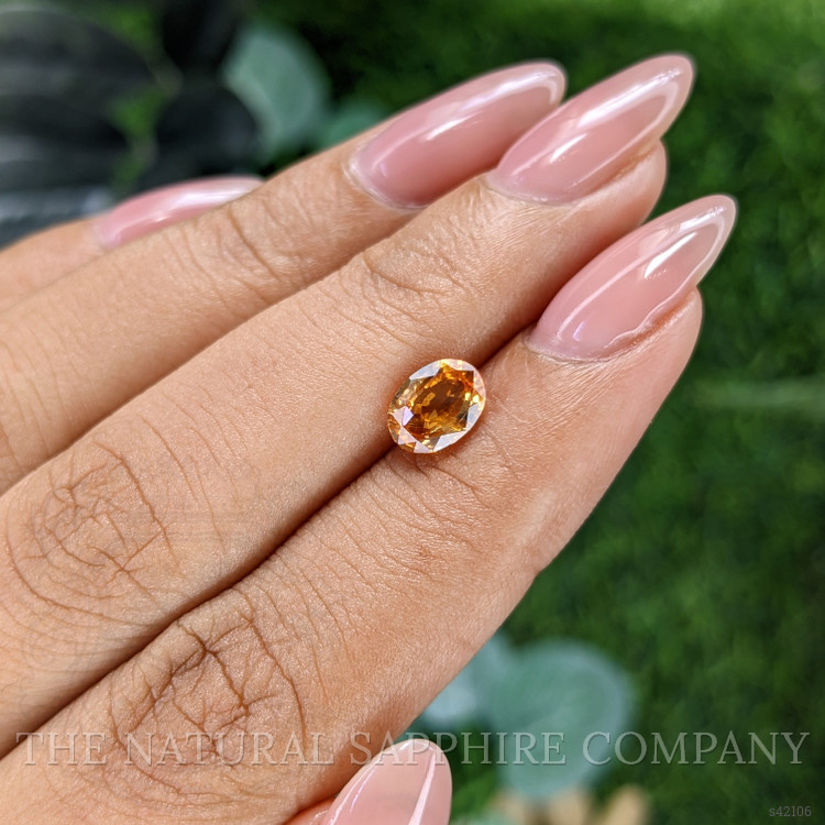 1.47 Ct. Orange Sapphire from Madagascar