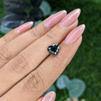 2.09 Ct. Bluish Green Sapphire from Madagascar Life Style