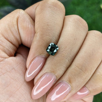1.72 Ct. Green Sapphire from Madagascar Life Style