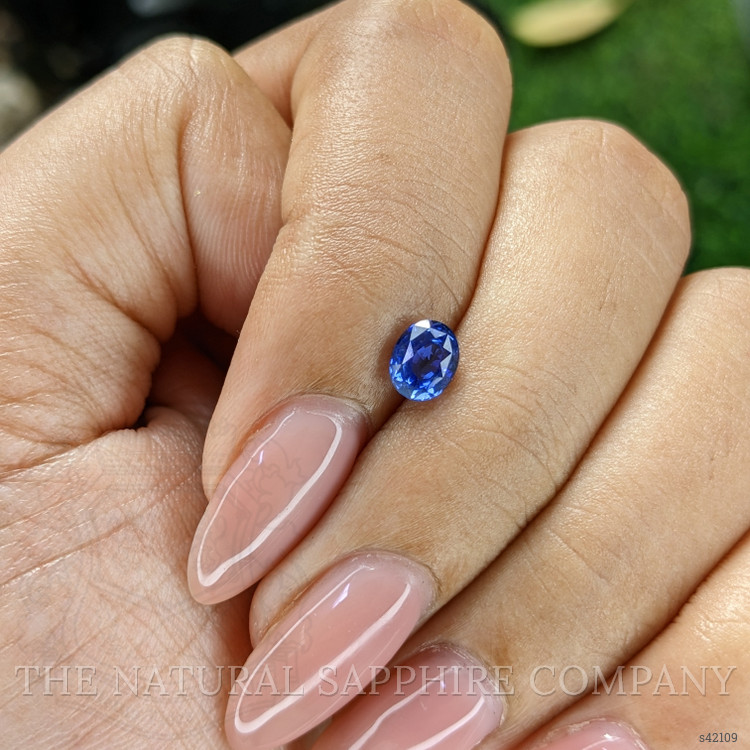 0.74 Ct. Blue Sapphire from Tanzania