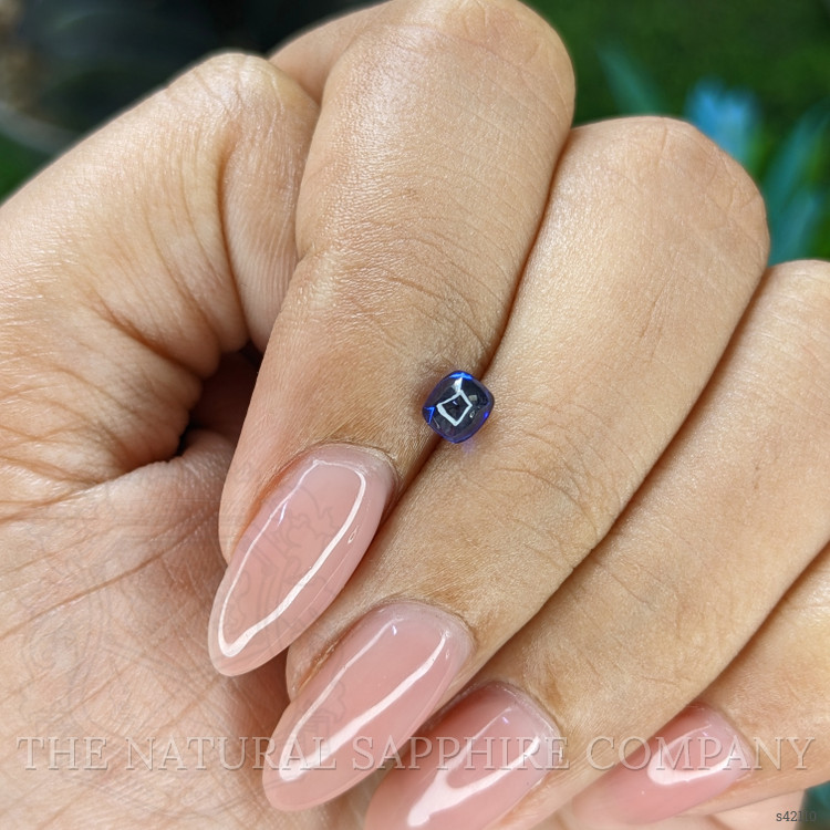 0.60 Ct. Blue Cabochon Sapphire from Tanzania