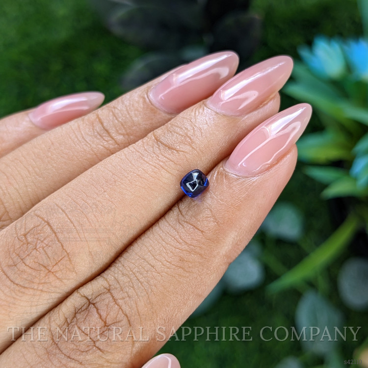 0.60 Ct. Blue Cabochon Sapphire from Tanzania