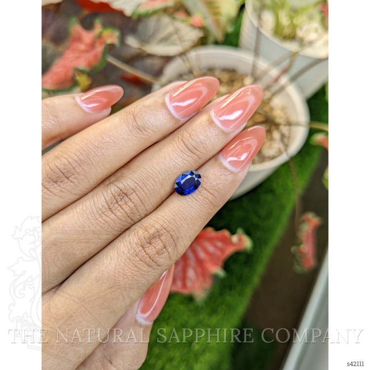 1.56 Ct. Blue Sapphire from Ceylon (Sri Lanka)