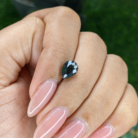 2.15 Ct. Bluish Green Sapphire from Madagascar Life Style