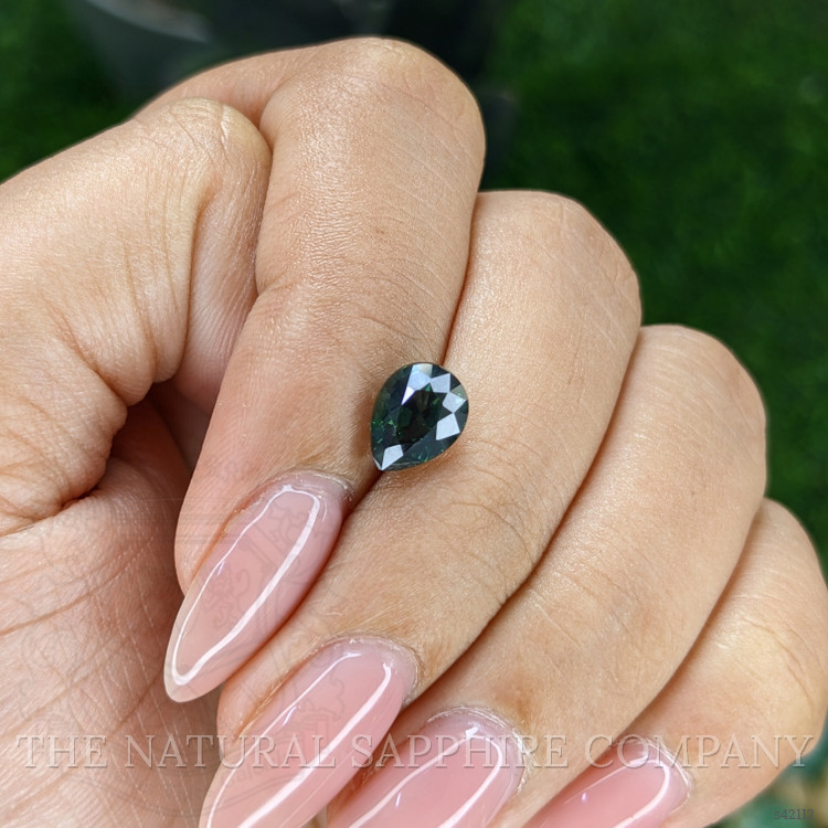 2.15 Ct. Bluish Green Sapphire from Madagascar