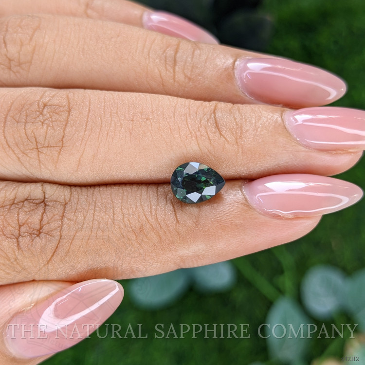 2.15 Ct. Bluish Green Sapphire from Madagascar