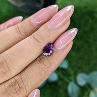 1.66 Ct. Purple Sapphire from Madagascar Life Style