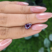 1.66 Ct. Purple Sapphire from Madagascar Life Style