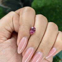 1.76 Ct. Purplish Pink Sapphire from Madagascar Life Style