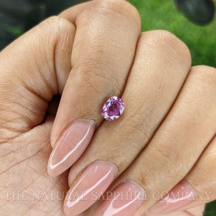 0.84 Ct. Purplish Pink Sapphire from Madagascar