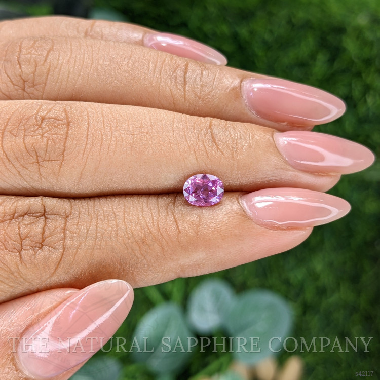 0.84 Ct. Purplish Pink Sapphire from Madagascar